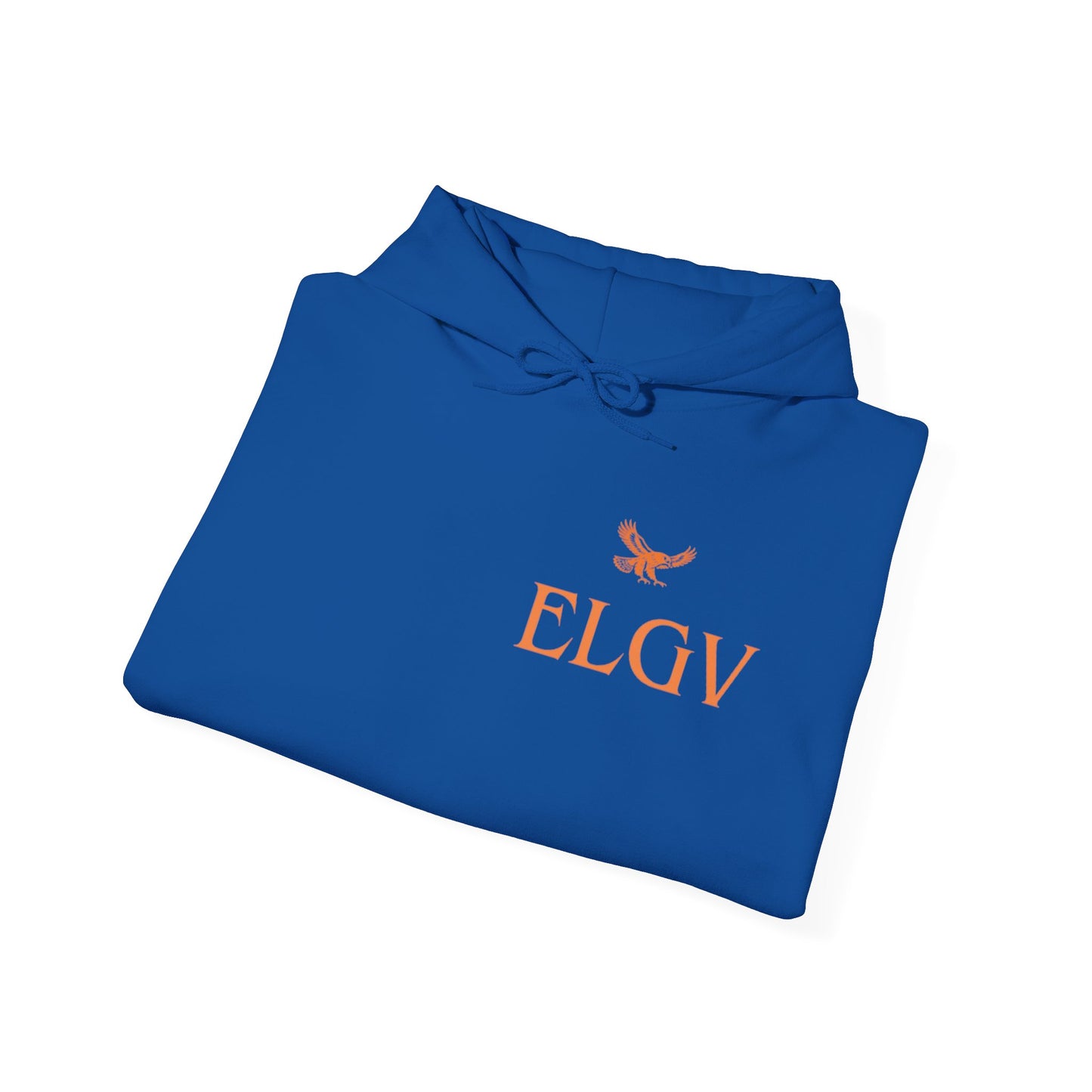 “Side ELGV logo orange” hoodie