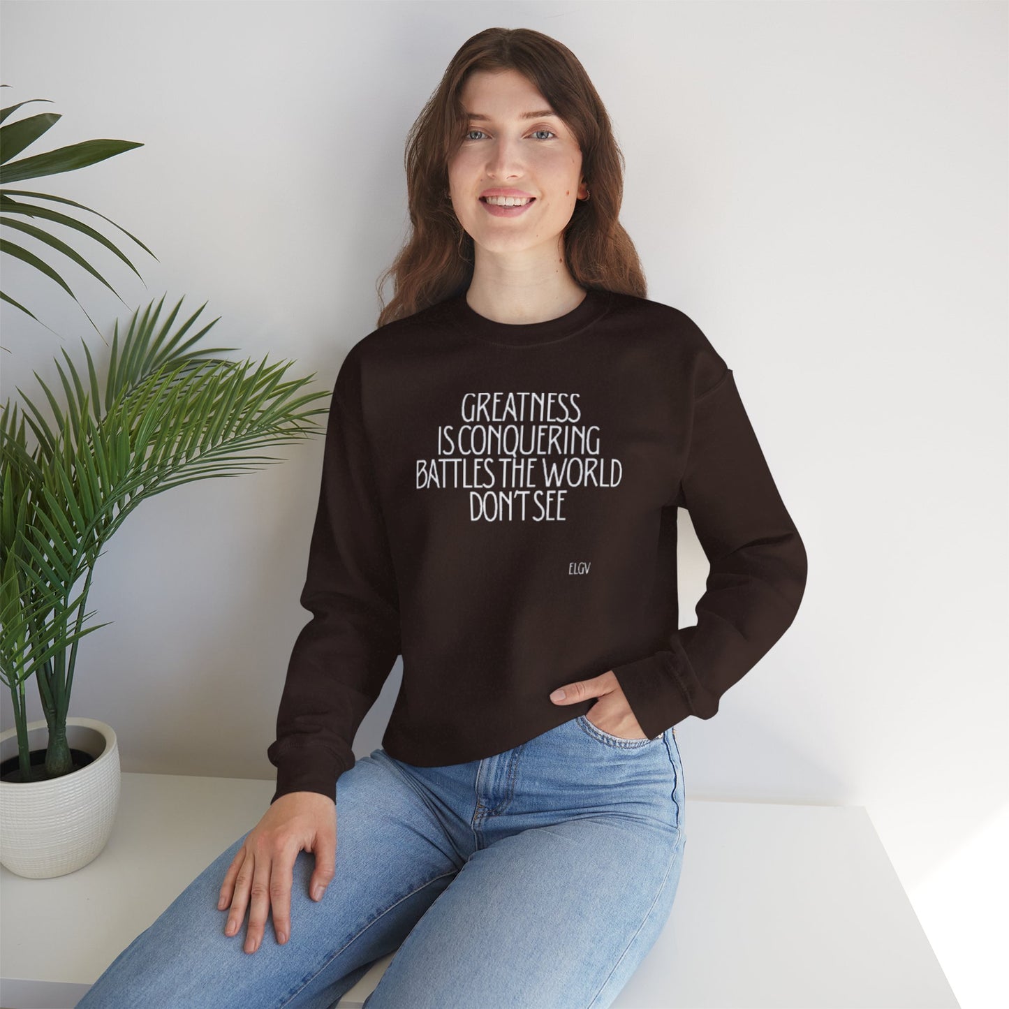 “Conquering battles” sweatshirt
