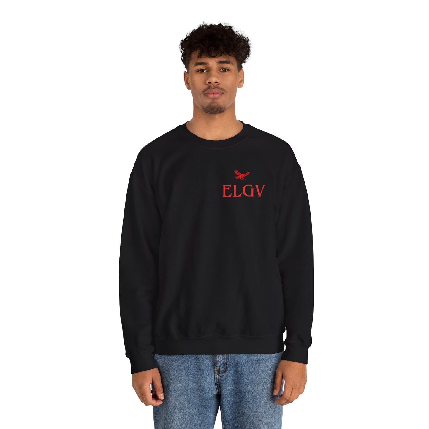 “Side ELGV logo red” sweatshirt