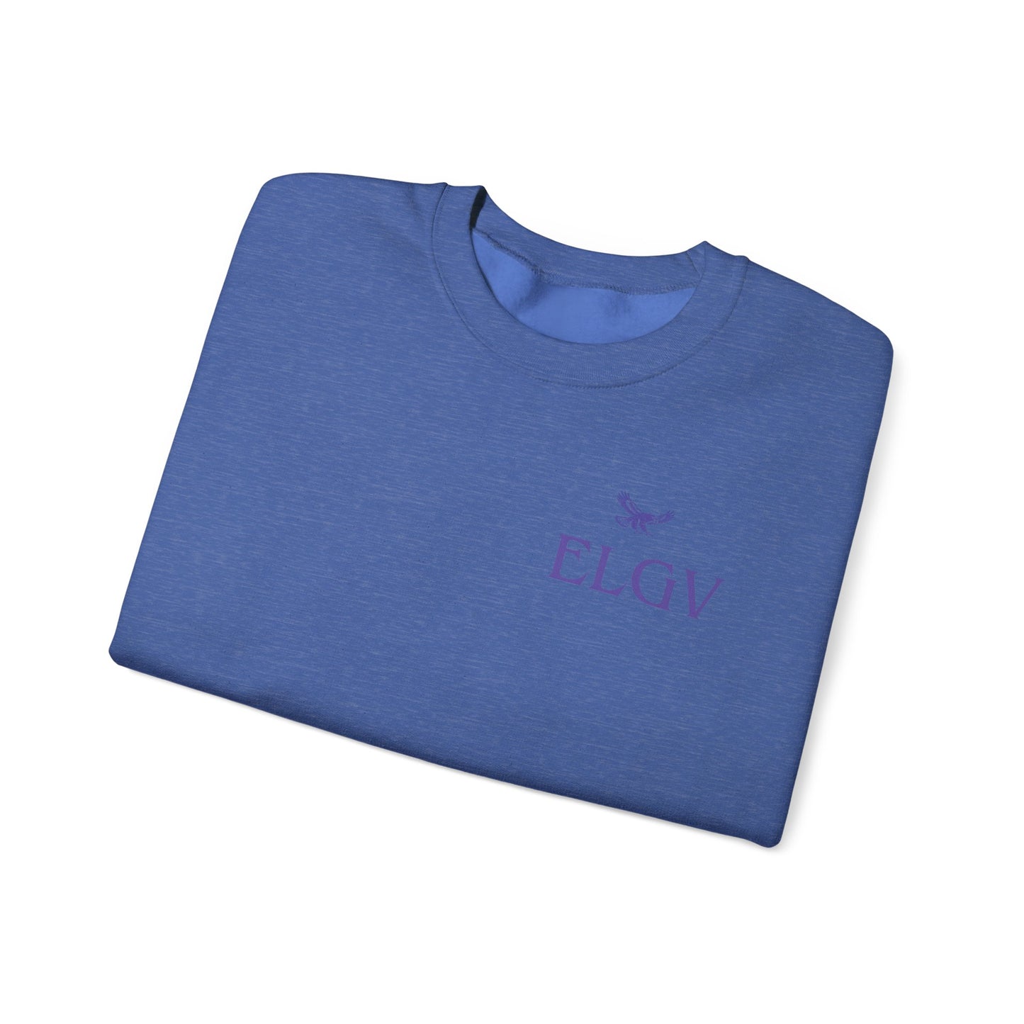 “Side ELGV logo prple” sweatshirt