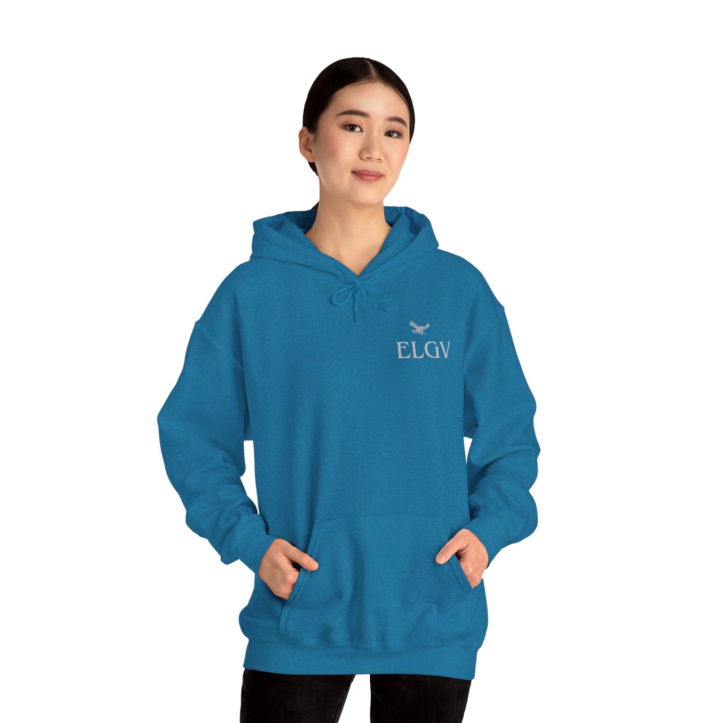 “Side ELGV logo gry” hoodie
