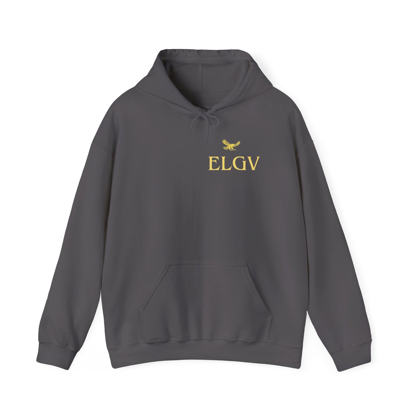 “Side ELGV logo yellow” hoodie