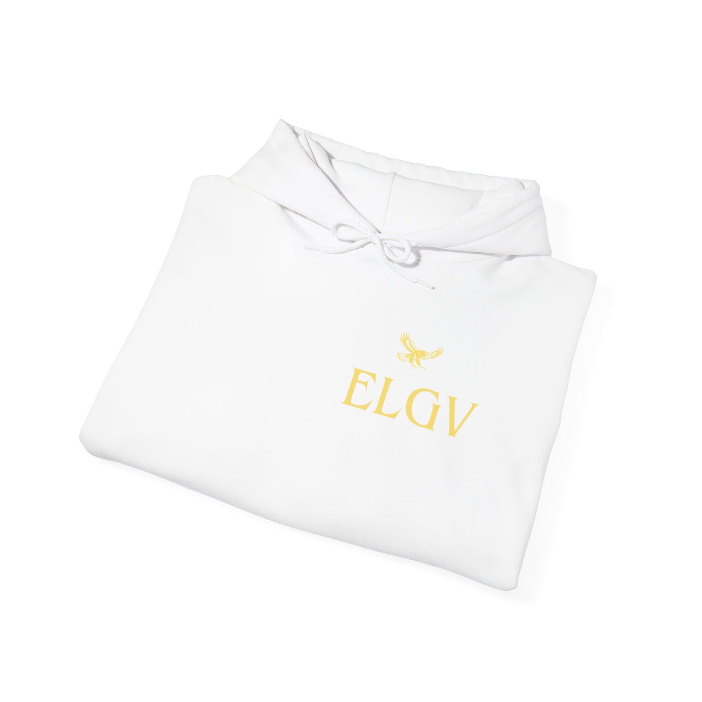 “Side ELGV logo yellow” hoodie