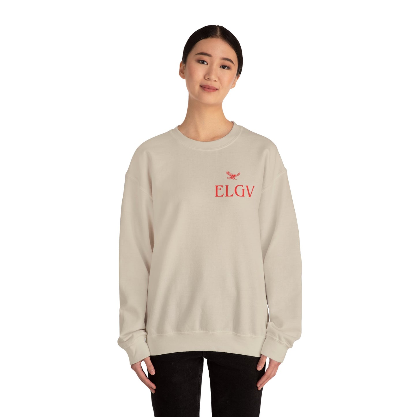 “Side ELGV logo red” sweatshirt