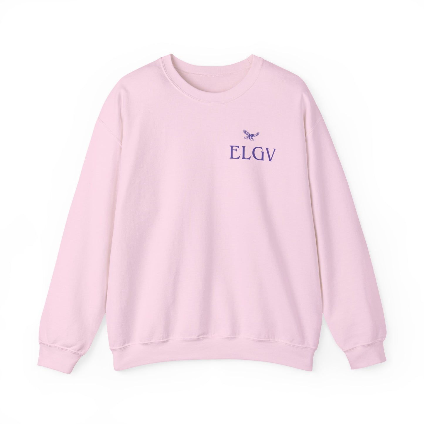 “Side ELGV logo prple” sweatshirt