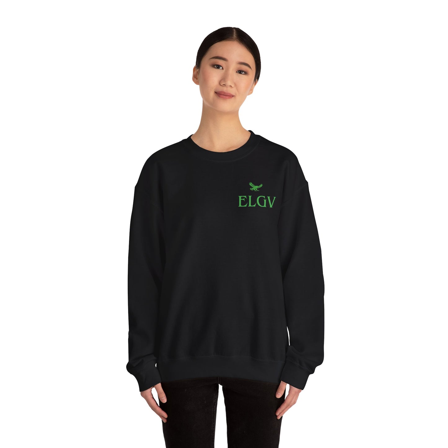 “Side ELGV logo green” sweatshirt