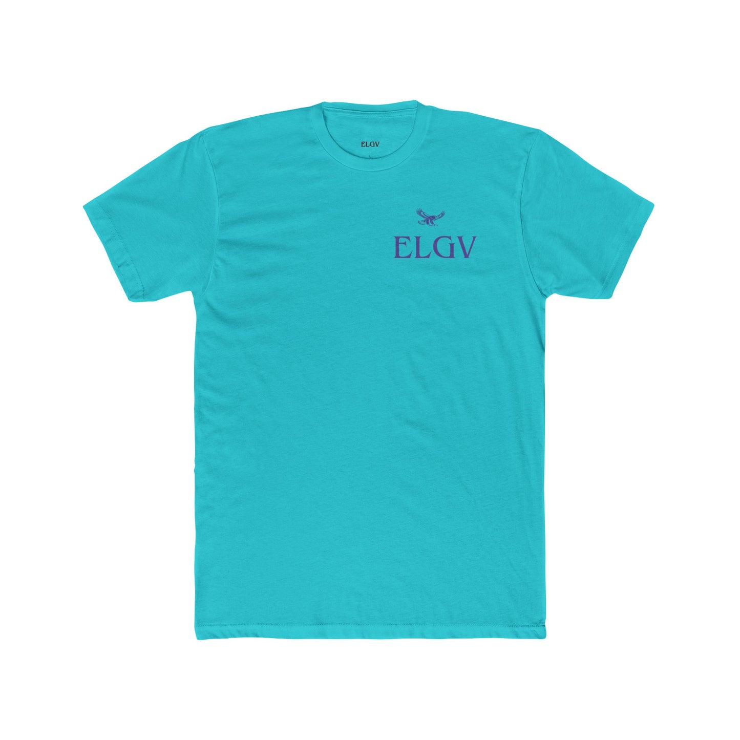 “Side ELGV logo prple” tee