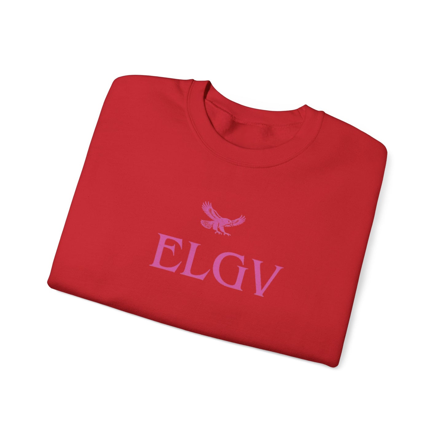 “Center ELGV logo pink” sweatshirt