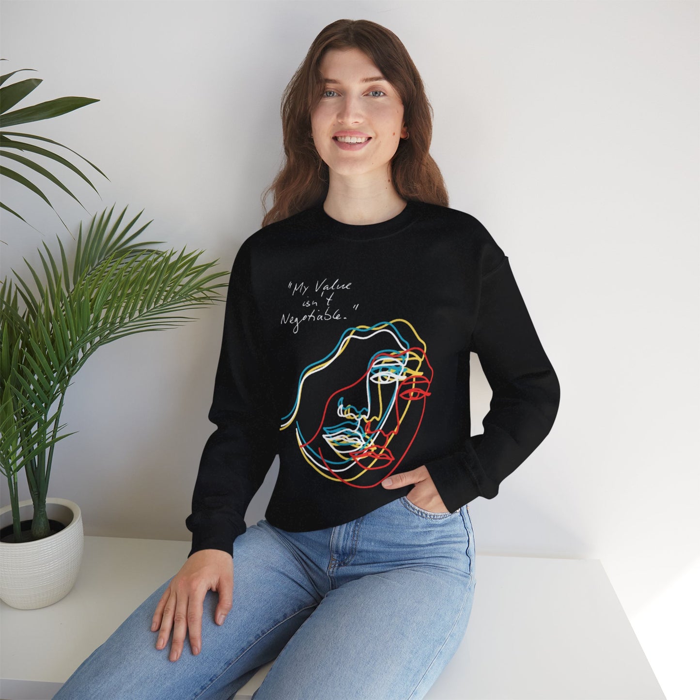 “Boundaries in motion” sweatshirt