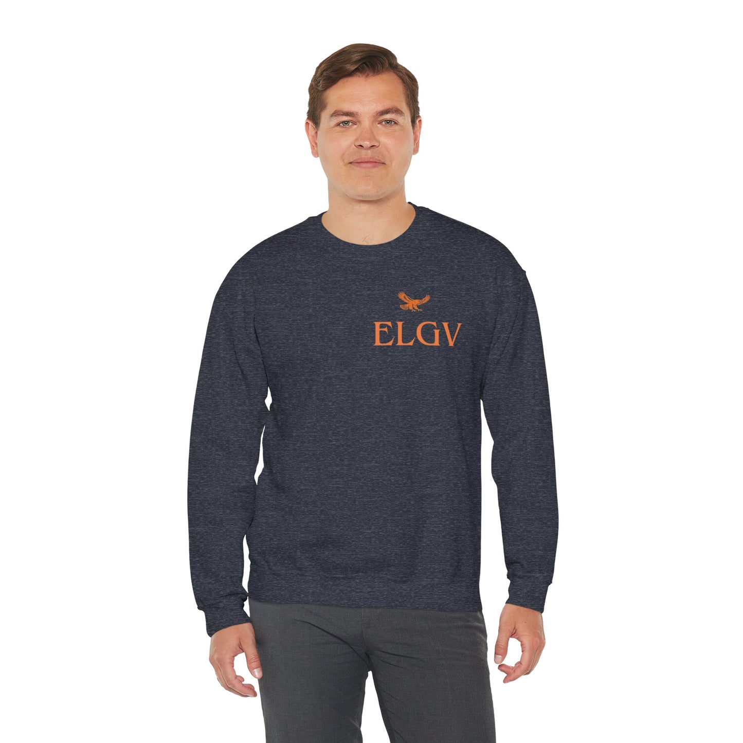 “Side ELGV logo orange” sweatshirt