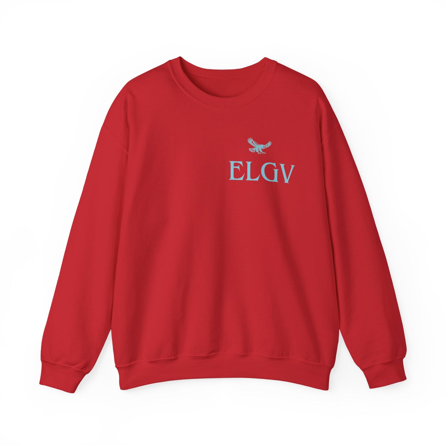 “Side ELGV logo aqua” sweatshirt