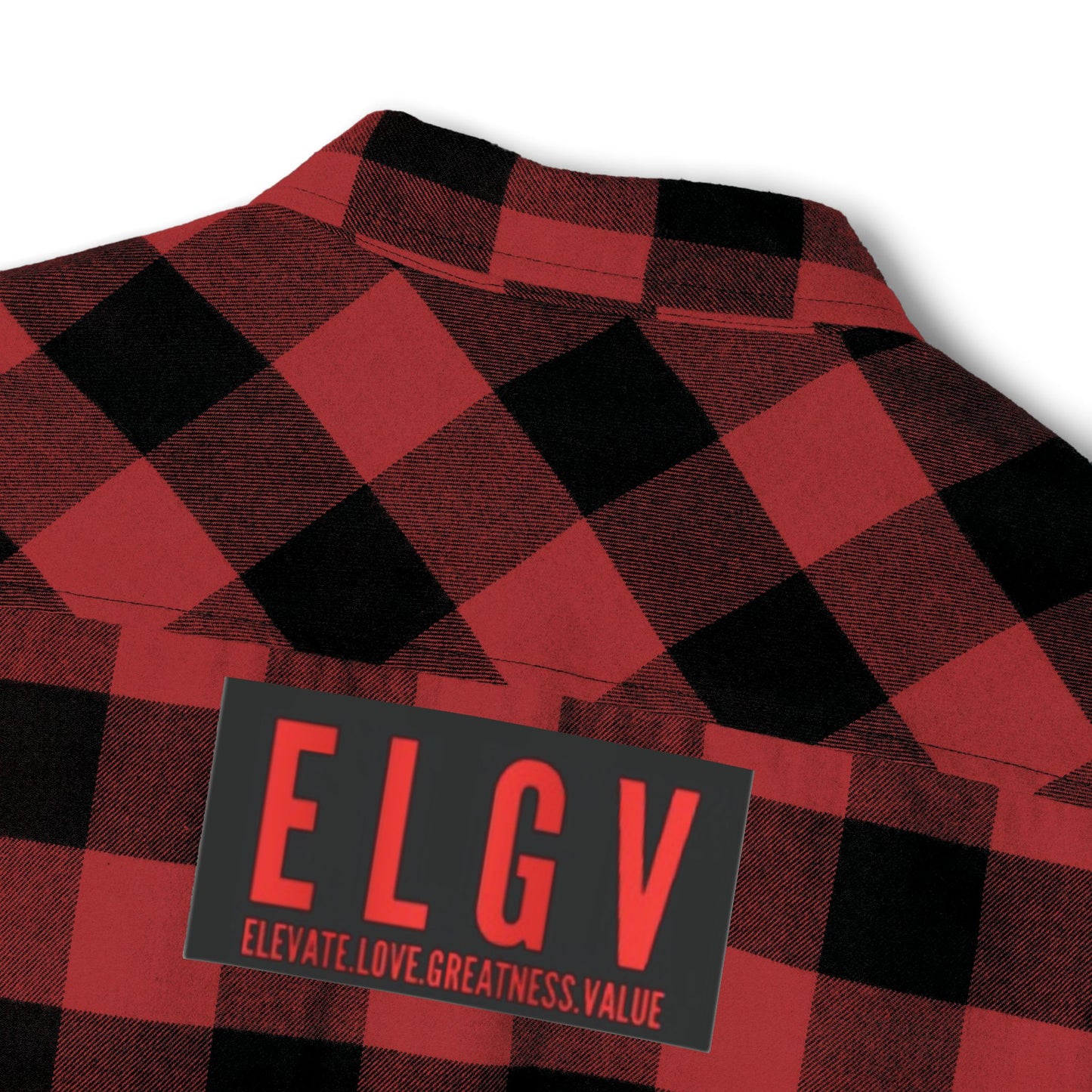 “Iron path red” flannel